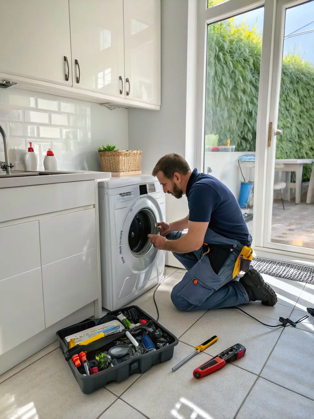 A collage showcasing all appliance repair services offered by Sub Zero Repair Austin, including refrigerator, washer, dryer, and oven repairs.